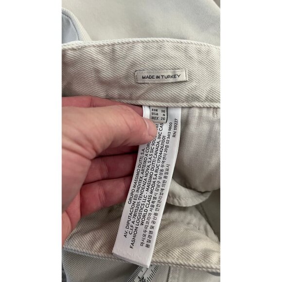 MASSIMO DUTTI LIMITED EDITION TWISTED LEG WIDE LEG DENIM JEANS 4 - Picture 8 of 8